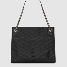 생로랑 빈티지 가죽 소재 NIKI 쇼핑백