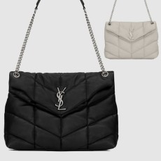 생로랑 루루 푸퍼백 미듐