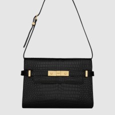 생로랑 맨하탄 숄더백 크로커