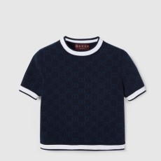 구찌 GG 파인 코튼 자카드 탑