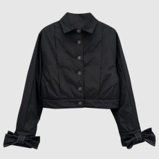 샤넬 로고 쇼트 코트