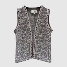 샤넬 로고 쇼트 코트