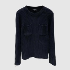 샤넬 프린트 니트 톱