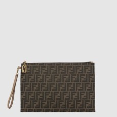 펜디 플랫 바게트 파우치