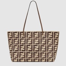 펜디 FF 라피아 크로셰