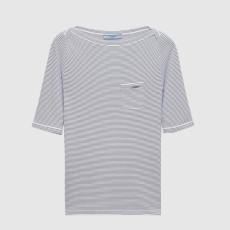 프라다 비스코스 보트넥 스웨터