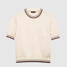 프라다 셰틀랜드 울 크루넥 스웨터