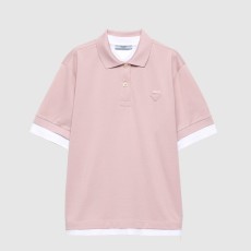 프라다 피케 및 저지 폴로 셔츠