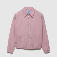 프라다 올드 개버딘 블루종 재킷