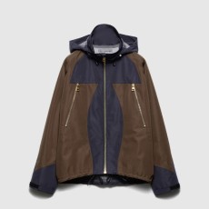프라다 테크니컬 패브릭 블루종 재킷