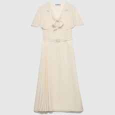 프라다 플리츠 모로케인 드레스