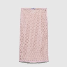 프라다 코튼 메쉬 스커트 31143