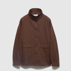 프라다 올드 개버딘 코튼 셔츠 재킷