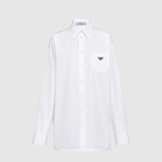 프라다 포플린 셔츠