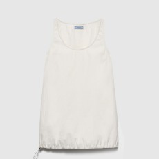 프라다 슬리브리스 미니드레스