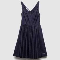 프라다 코튼 캔버스 드레스