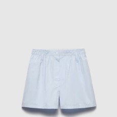 프라다 코튼 포플린 텍스처 쇼츠