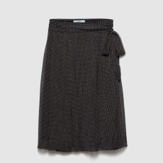 프라다 프린트 시폰 랩 스커트