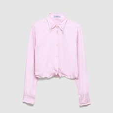 프라다 옥스포드 코튼 셔츠