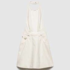 프라다 데님 미니 드레스