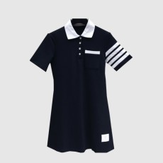 톰브라운 플라워 프린트 원피스